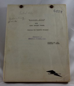 Flash Gordon: Rocket Ship script 1940's