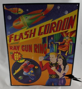 Flash Gordon Official Ray Gun Ring - Metal Sign